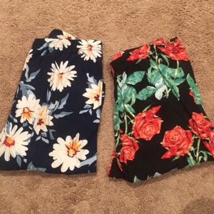 Flower leggings very soft